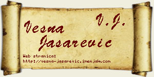 Vesna Jašarević vizit kartica